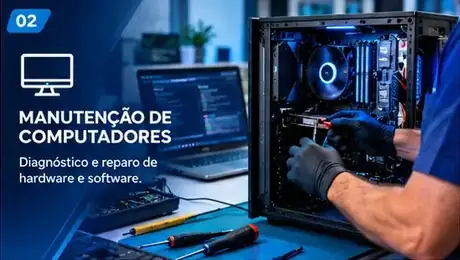 Manutenção de computadores – diagnóstico e reparo de hardware e software